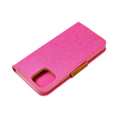 Apple iPhone 14 Pro Portefeuilles Canvas Book Rose