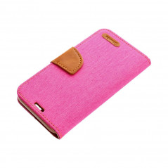 Apple iPhone 14 Pro Portefeuilles Canvas Book Rose