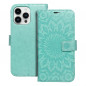 Apple iPhone 14 Pro Max Portefeuilles MEZZO Book Mandala  Vert