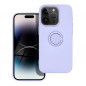 Apple iPhone 14 Pro Coque Silicone ring Violet (Violet)