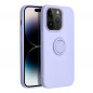 Apple iPhone 14 Pro Coque Silicone ring Violet (Violet)
