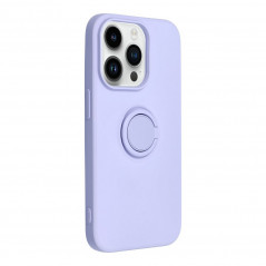 Apple iPhone 14 Pro Coque Silicone ring Violet (Violet)