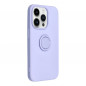 Apple iPhone 14 Pro Coque Silicone ring Violet (Violet)