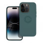 Apple iPhone 14 Pro Coque Silicone ring Vert