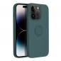 Apple iPhone 14 Pro Coque Silicone ring Vert