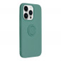 Apple iPhone 14 Pro Coque Silicone ring Vert