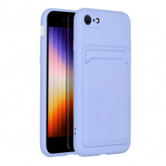 Apple iPhone SE 2022 5G Coque Card Violet (Violet)