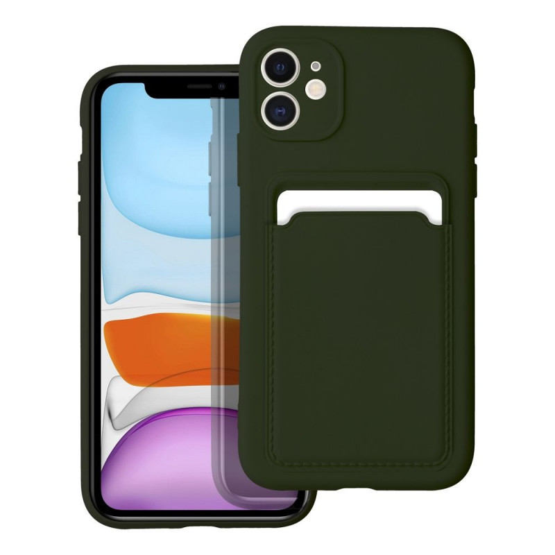 Apple iPhone 11 Coque Card Vert