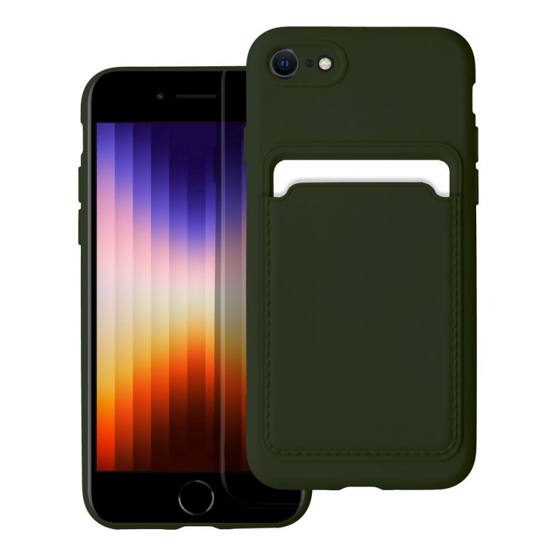 Apple iPhone SE 2022 5G Coque Card Vert
