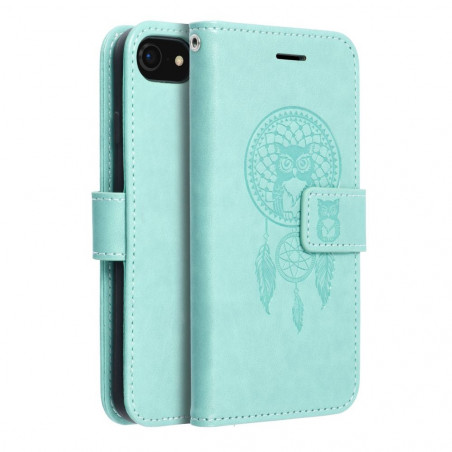 Apple iPhone SE 2022 5G Portefeuilles MEZZO Book Capteurs de rêve  Vert