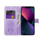 Apple iPhone SE 2020 Portefeuilles MEZZO Book Capteurs de rêve  Violet (Purple)