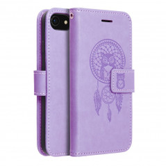 Apple iPhone SE 2022 5G Portefeuilles MEZZO Book Capteurs de rêve  Violet (Purple)