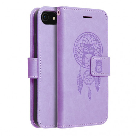 Apple iPhone SE 2022 5G Portefeuilles MEZZO Book Capteurs de rêve  Violet (Purple)
