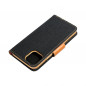 Apple iPhone 14 Portefeuilles Canvas Book Noir