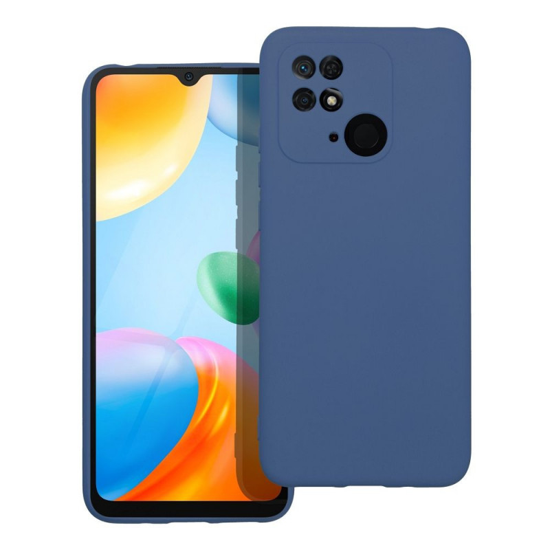 XIAOMI Redmi 10C Coque Silicone Élégant  Bleu