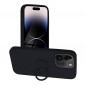 Apple iPhone 14 Pro Coque Silicone ring Noir