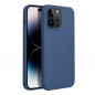 Apple iPhone 14 Pro Max Coque Silicone Élégant  Bleu