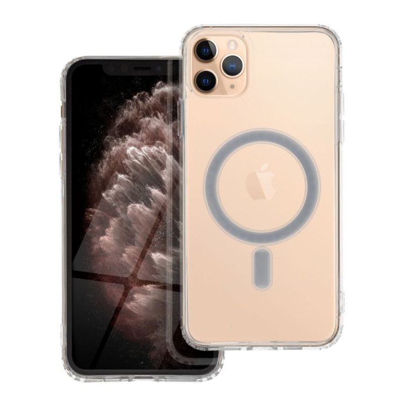 Apple iPhone 11 Pro Max Coque Clear Mag Cover MagSAFE  Transparent