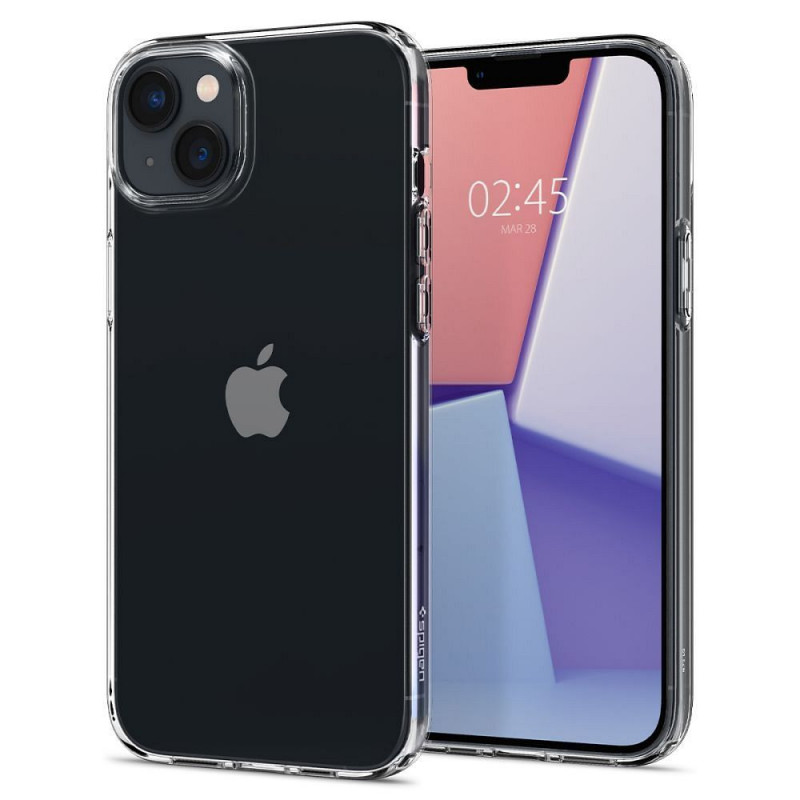 Apple iPhone 14 Plus Coque Spigen Liquid Crystal Clair comme du cristal  Transparent
