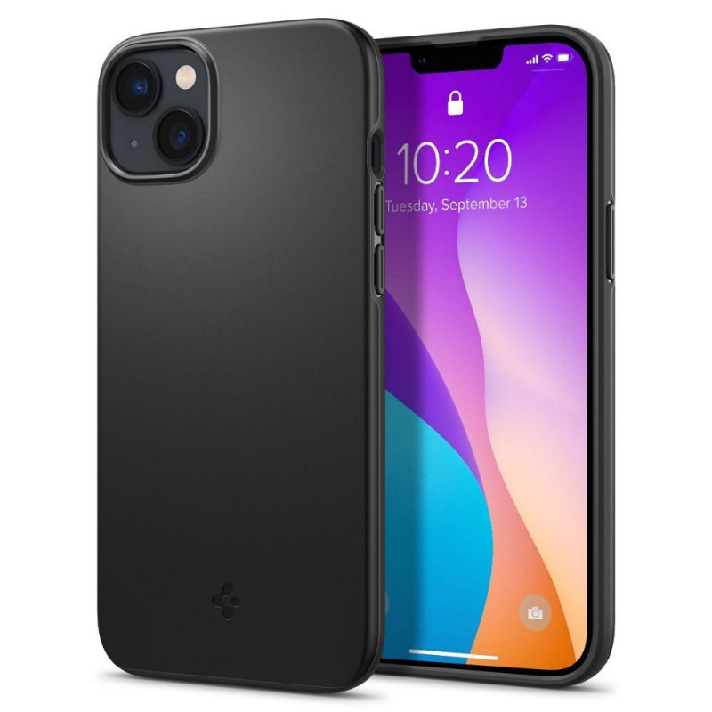 Apple iPhone 14 Coque Spigen Thin Fit Noir