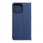 Apple iPhone 14 Pro Max Portefeuilles LUNA Book Carbon Fibre de carbone, Élégant  Bleu