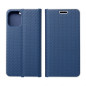 Apple iPhone 14 Pro Max Portefeuilles LUNA Book Carbon Fibre de carbone, Élégant  Bleu