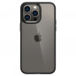 Apple iPhone 14 Pro Max Coque Spigen Ultra Hybrid Clair comme du cristal  Noir mat