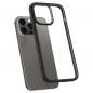 Apple iPhone 14 Pro Max Coque Spigen Ultra Hybrid Clair comme du cristal  Noir mat