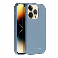 Apple iPhone 14 Plus Coque Roar Matte Glass Élégant  Bleu