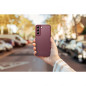 Samsung Galaxy A02s Coque Roar Matte Glass Élégant  Bordeaux