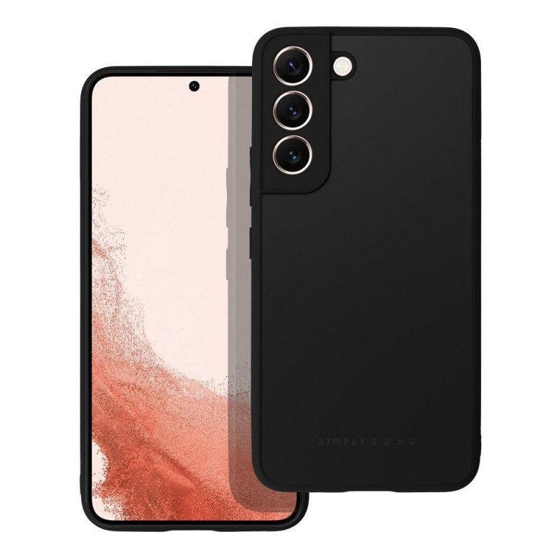 Samsung Galaxy A02s Coque Roar Matte Glass Élégant  Noir