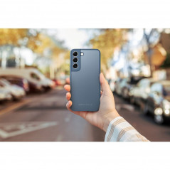 Samsung Galaxy A02s Coque Roar Matte Glass Élégant  Bleu