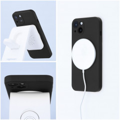 Apple iPhone 11 Coque Silicone Mag Cover MagSAFE  Noir