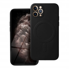 Apple iPhone 11 Pro Coque Silicone Mag Cover MagSAFE  Noir