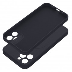 Apple iPhone 12 Pro Coque Silicone Mag Cover MagSAFE  Noir