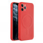 Apple iPhone 11 Pro Coque Silicone Mag Cover MagSAFE  Rouge