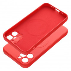 Apple iPhone 11 Pro Coque Silicone Mag Cover MagSAFE  Rouge