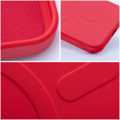 Apple iPhone 11 Pro Coque Silicone Mag Cover MagSAFE  Rouge