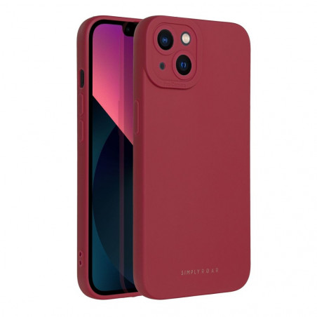 Apple iPhone 13 Coque Roar Luna Monochromatique, Élégant, Un accessoire esthétique  Rouge