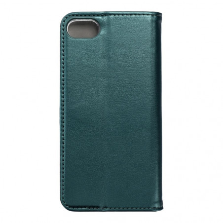 Apple iPhone SE 2022 5G Portefeuilles Smart Magneto book Vert foncé