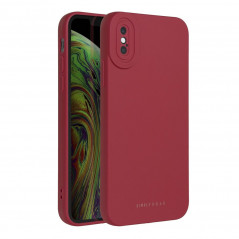 Apple iPhone XS Coque Roar Luna Monochromatique, Élégant, Un accessoire esthétique  Rouge