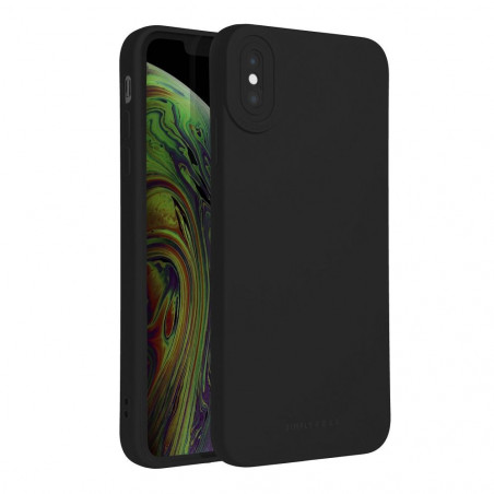 Apple iPhone XS Coque Roar Luna Monochromatique, Élégant, Un accessoire esthétique  Noir