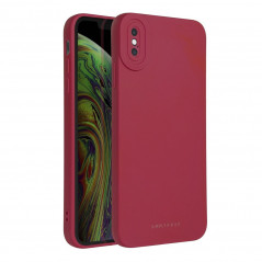 Apple iPhone XS Coque Roar Luna Monochromatique, Élégant, Un accessoire esthétique  Rouge