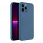 Apple iPhone 13 Pro Max Coque Silicone Mag Cover MagSAFE  Bleu