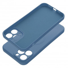 Apple iPhone 13 Pro Max Coque Silicone Mag Cover MagSAFE  Bleu