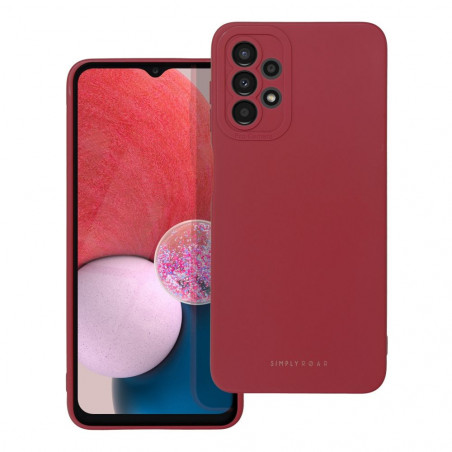 Samsung Galaxy A13 LTE Coque Roar Luna Monochromatique, Élégant, Un accessoire esthétique  Rouge