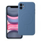 Apple iPhone 11 Coque Silicone Mag Cover MagSAFE  Bleu
