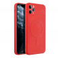 Apple iPhone 11 Pro Max Coque Silicone Mag Cover MagSAFE  Rouge