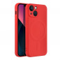 Apple iPhone 13 mini Coque Silicone Mag Cover MagSAFE  Rouge