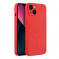 Apple iPhone 13 Coque Silicone Mag Cover MagSAFE  Rouge